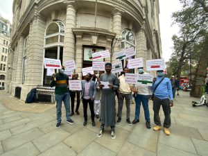 London protesters patriotic Nigerians, says NNPP spokesman