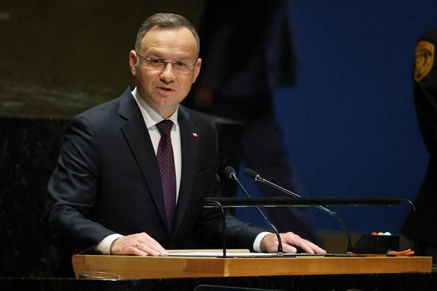 Mideast violence benefits Russia, adds to migration pressure on EU -Polish president