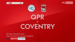 QPR 1-3 Coventry