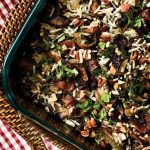 Wild Rice with Mushrooms, Pecans, and Cranberries