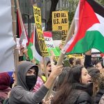 Pro-Palestinian protesters blame Israel for Hamas terror attack in ‘repugnant’ demonstrations