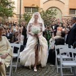 This Scandi Vogue Editor Wore a Custom Corset Gown and Miu Miu Ballet Flats for Her Stockholm Wedding