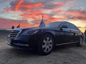 FCT Minister Wike Arrives In Port Harcourt, Chauffeured In Armored Mercedes-Benz S-Class