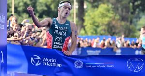 Vasco Vilaca soars to debut World Triathlon Cup gold in Rome