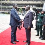 Gachagua, Raila exchange handshake after vowing ‘never’ to