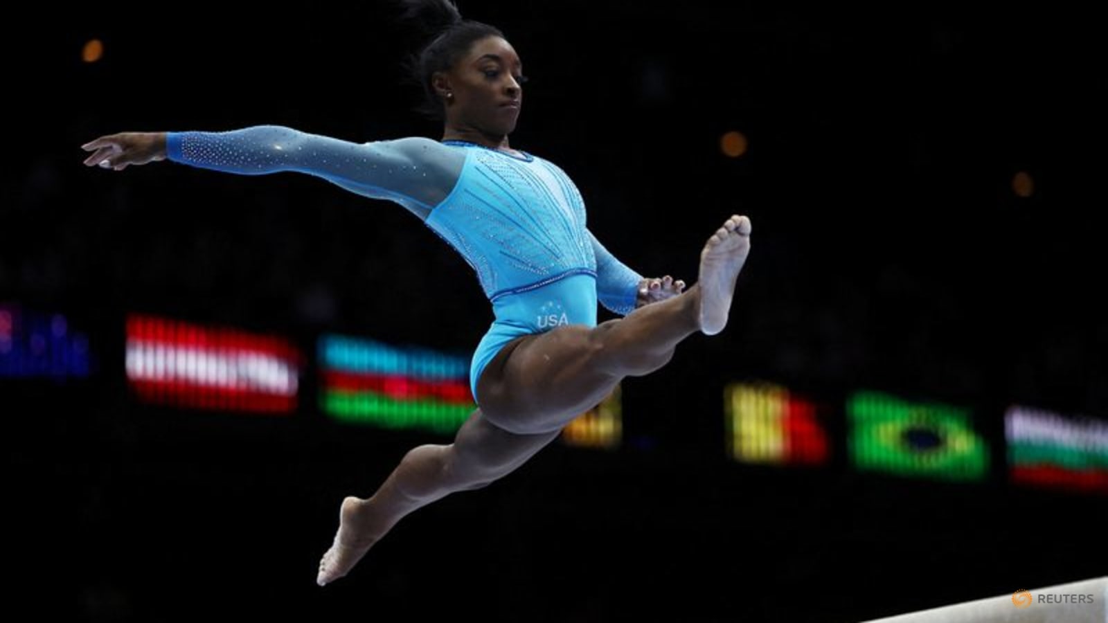 Gymnastics-Biles grateful for support during ‘mental health journey’