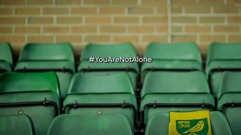 Norwich City launch powerful video on World Mental Health Day | Video | Watch TV Show | Sky Sports