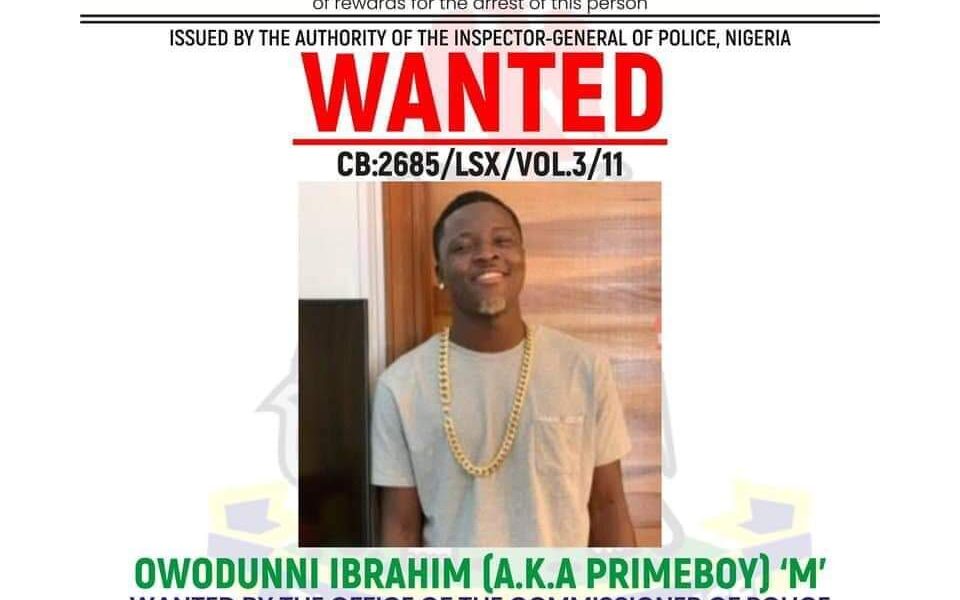 Breaking: Primeboy has turned himself in – Spokesperson Benjamin Hundeyin