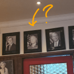 Who is this guy hanging next to all the US presidents at this “American” restaurant