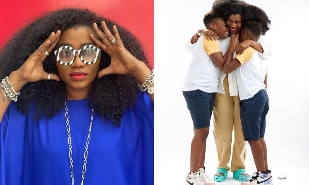 Ty Bello celebrates her twin boys on their 9th birthday, shares rare photo – Lifestyle Nigeria