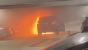 Here’s the car that sparked a massive 1,500-vehicle fire at London airport car park