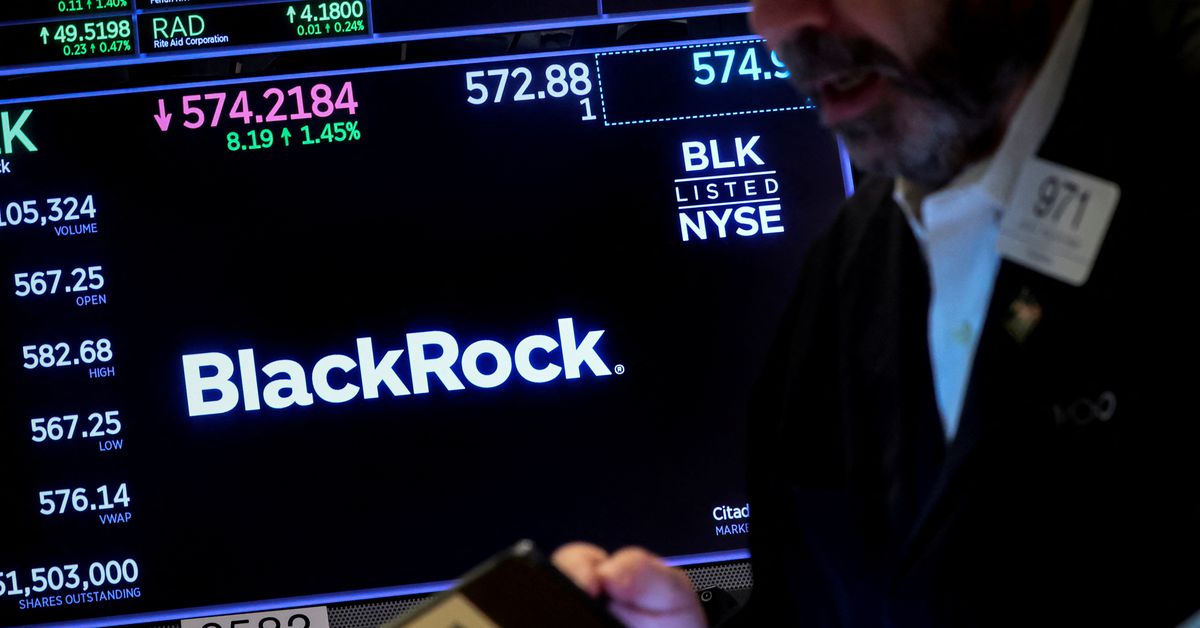 BlackRock posts surprise rise in profit, inflows drop