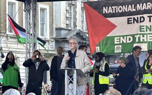 At London rally for Gaza, Corbyn accuses Israel of ‘war crimes’