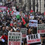 Thousands rally in UK cities in solidarity with Palestinians