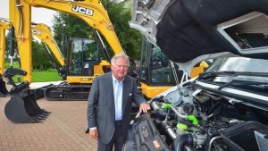 JCB installs hydrogen combustion engine into Mercedes-Benz cargo van