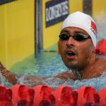 Dylan Carter swims to 100m free silver in Athens