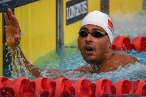 Dylan Carter swims to 100m free silver in Athens