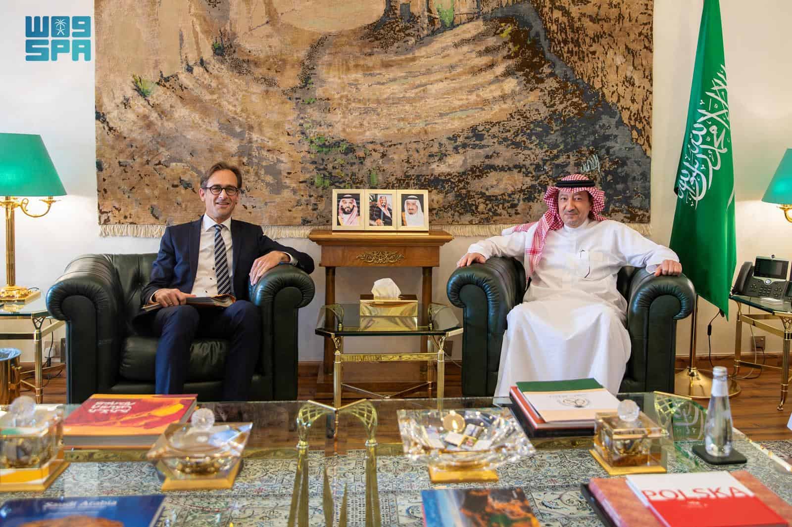 Vice Saudi Foreign Minister Receives Delegation from German Federal Foreign Office