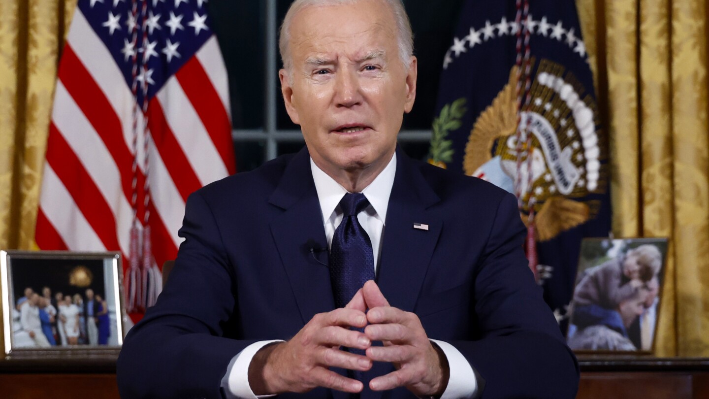 Biden says support for Israel and Ukraine vital…