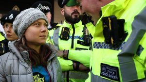 Climate activist Greta Thunberg arrested at London protest disrupting major oil conference