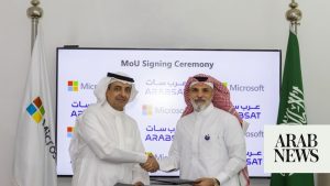 Arabsat and Microsoft sign MoU to accelerate cloud adoption, digitization