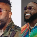 Davido reacts to trending video of Chioma with their twins