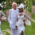 Trending video of an African lady and her elderly white husband causes a huge stir