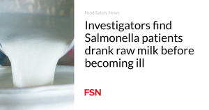 Investigators find Salmonella patients drank raw milk before becoming ill