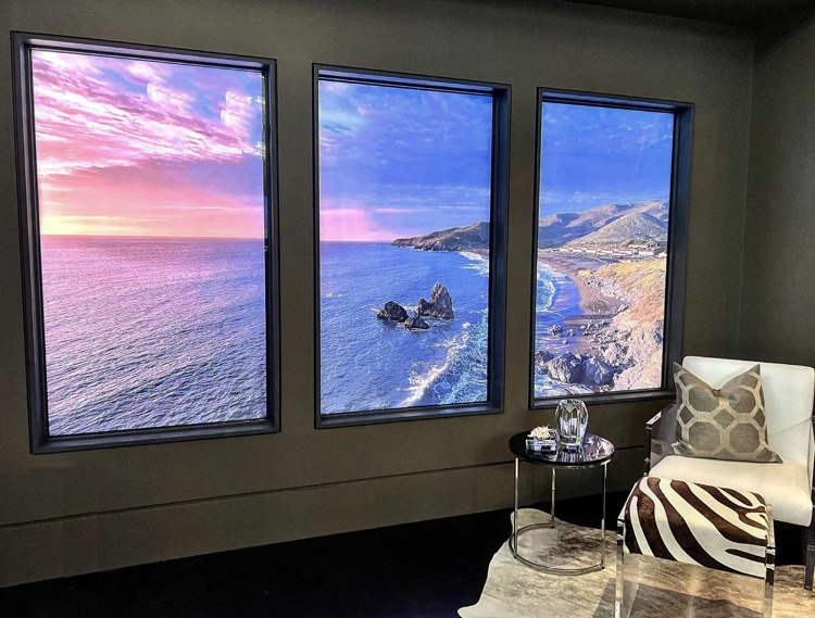 High-Resolution Virtual Windows Let You Add Stunning Views Where There Are None