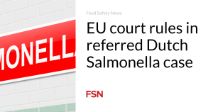 EU court rules in referred Dutch Salmonella case