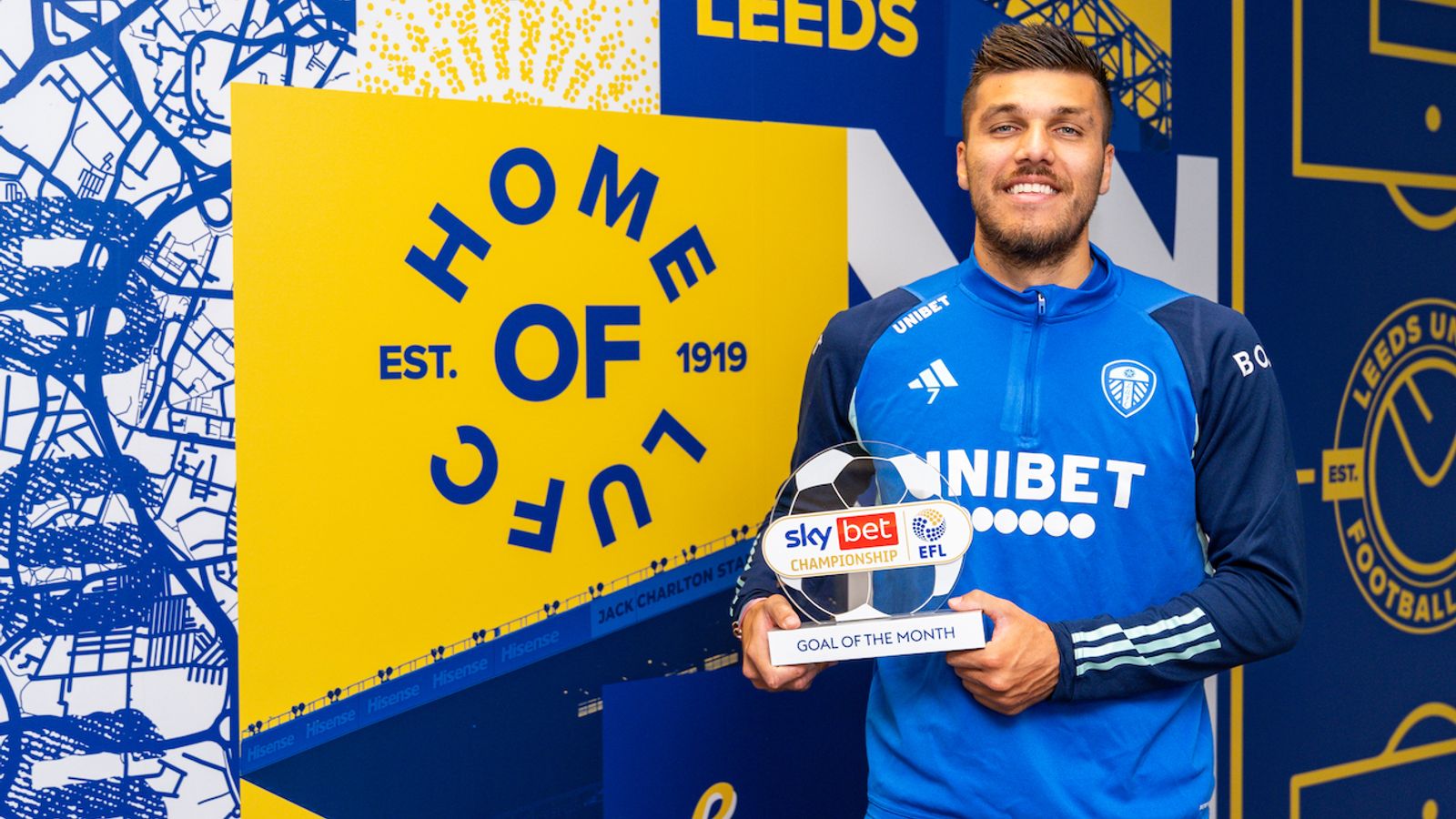 Leeds United’s Joel Piroe wins Sky Bet Championship Goal of the Month award for September – Sky Sports