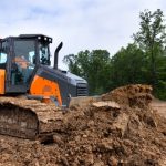 Visibility to blade influences design of DEVELON dozer now available in North America