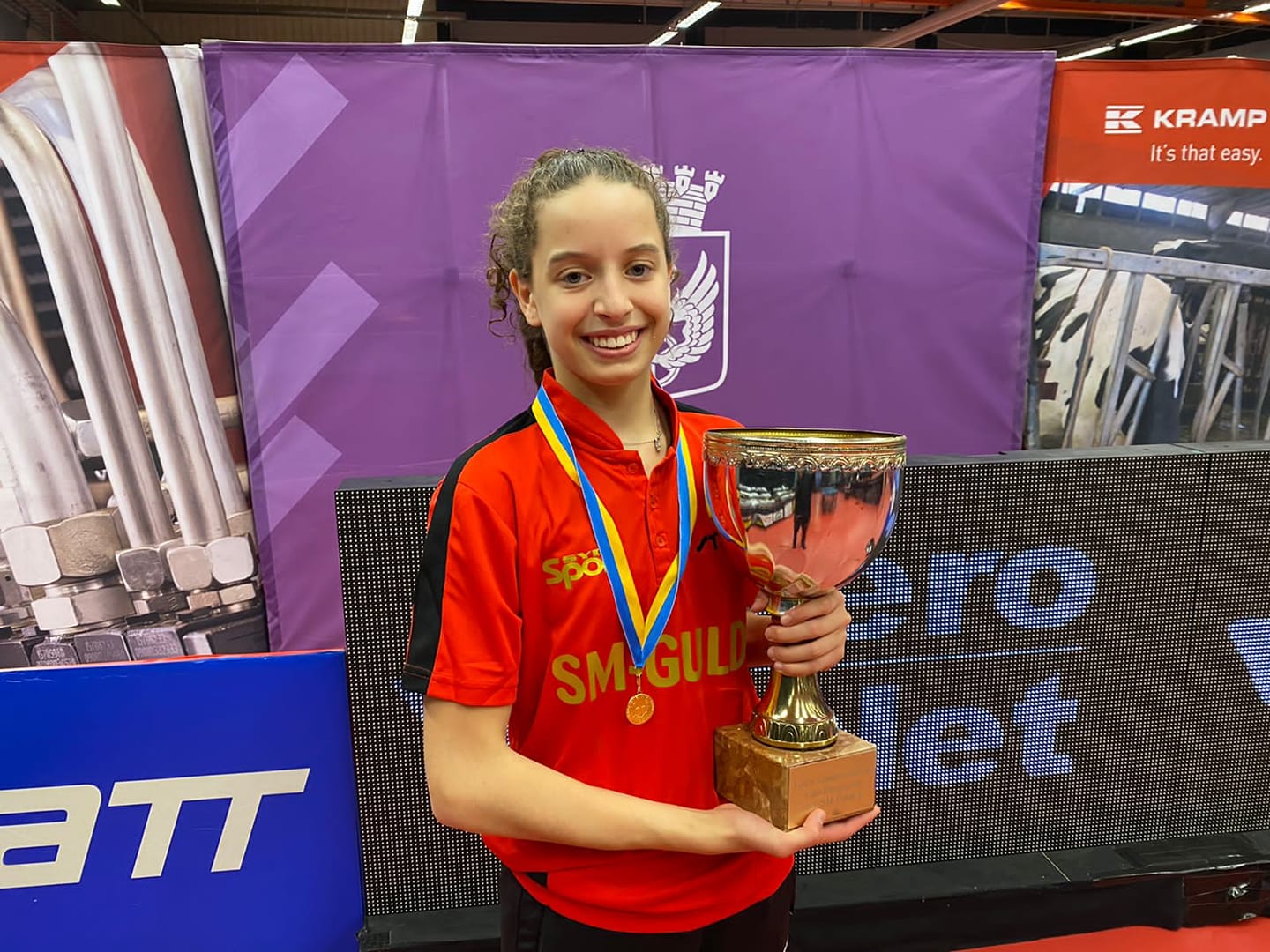 Hana Gouda beats Africa’s #1 female table tennis player Dina Meshref