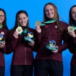 Canada swims to gold in women’s 4x100m freestyle relay at Pan Am Games