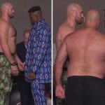 John Fury turns into ‘real life David Brent’ with ‘beyond embarrassing’ act at Tyson Fury vs Francis Ngannou face-off