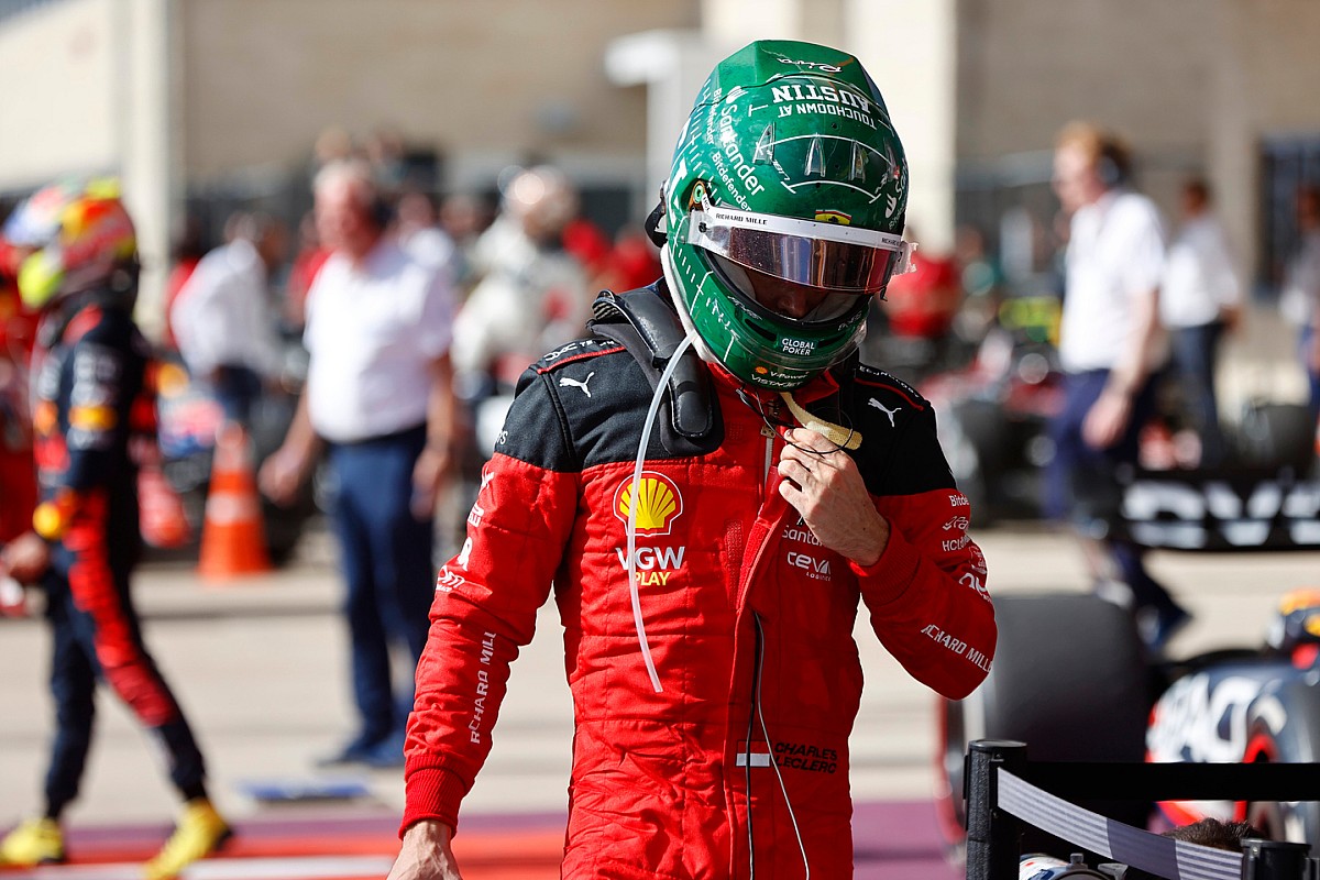 Leclerc: Austin F1 disqualification a “complete surprise” for Ferrari