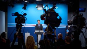 Dutch PM Mark Rutte signals interest in Nato’s top job