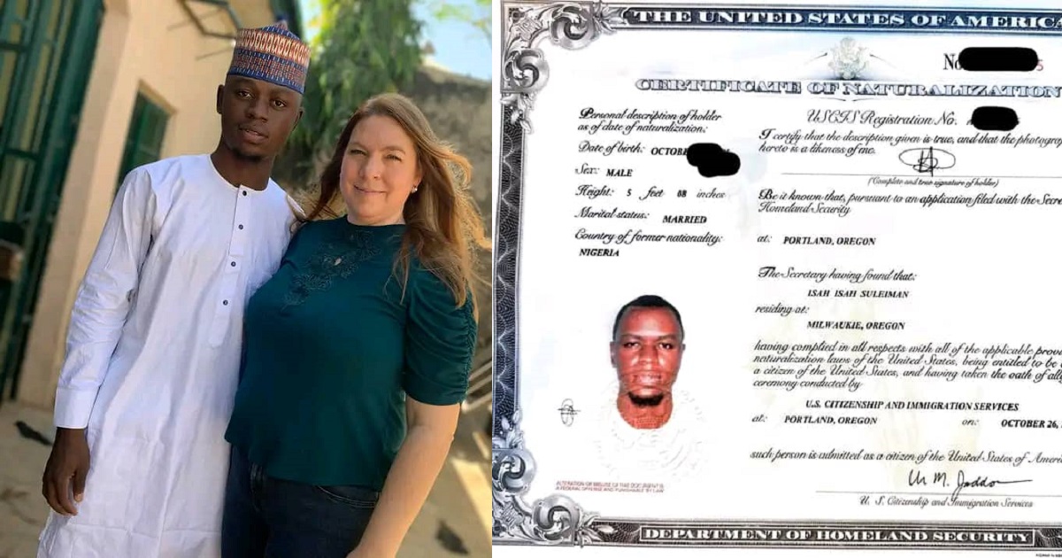 “I am now an American” – Nigerian man celebrates as the US military grants him citizenship