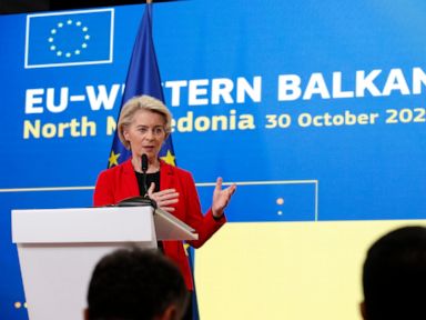 EU chief says investment plan for Western Balkan candidate members will require reforms