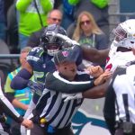 Cardinals OL Ejected From Game After Hitting Ref During Heated Exchange With Seahawks LB