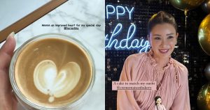 Personalised cake and latte art: Jamie Chua has ‘small and simple’ 50th birthday celebrations, Lifestyle News