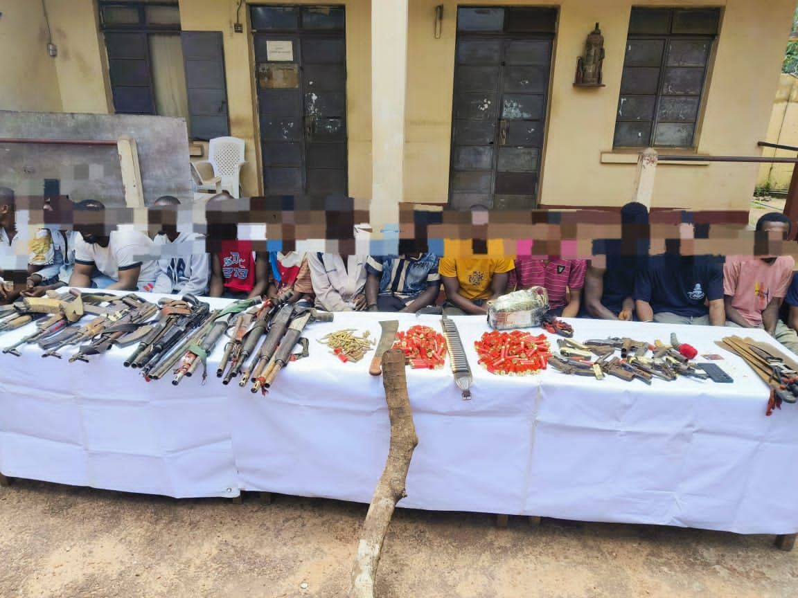 Police Nab, Parade 92 Criminal Suspects In Enugu