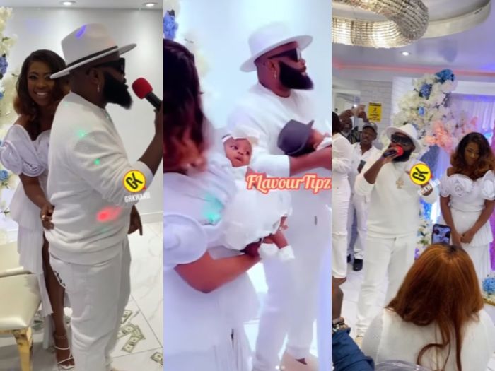 Selly Galley Throws Posh Naming Ceremony  For Her Twins On Her Husband’s Birthday – Video