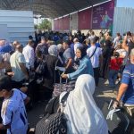 First evacuees leave Gaza as Israeli offensive intensifies