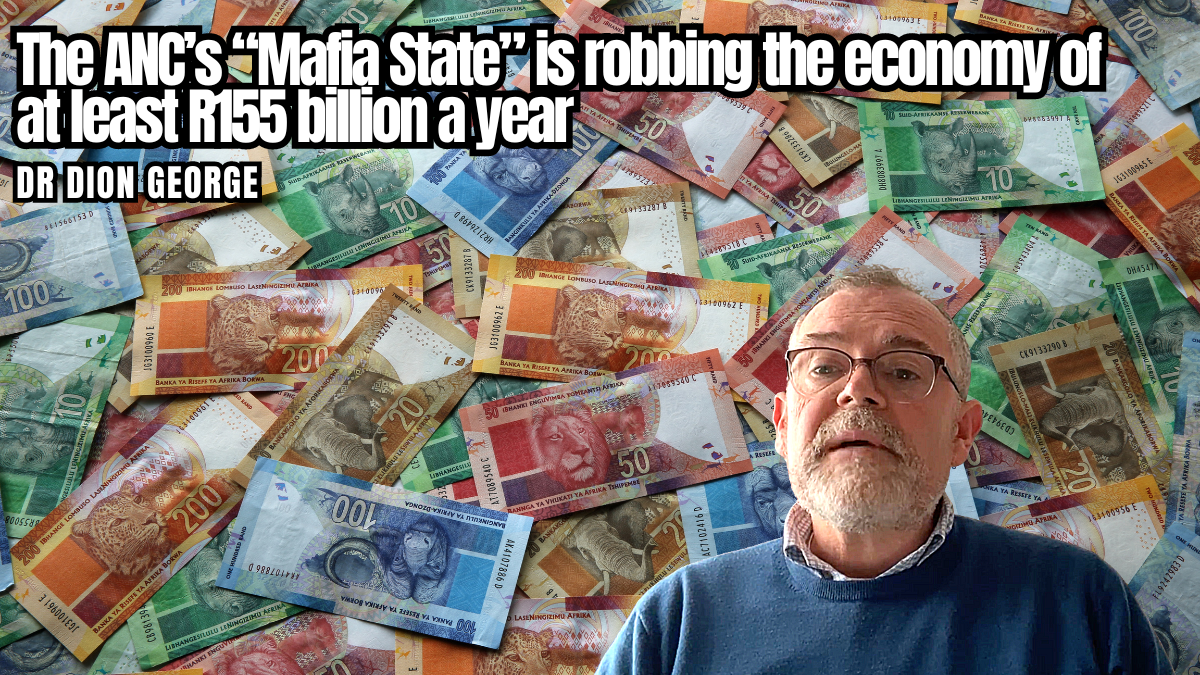 The ANC’s “Mafia State” is robbing the economy of at least R155 billion a year – Dr Dion George