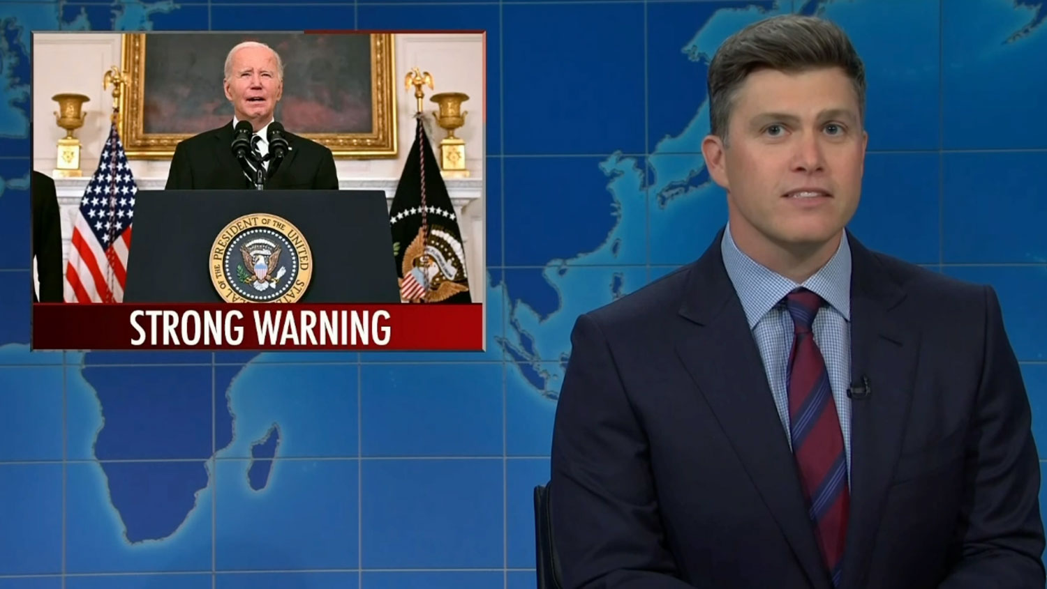 ‘SNL’s Weekend Update Compares Joe Biden To ‘Guardians Of The Galaxy’s Groot & Netflix To A “Serial Killer”