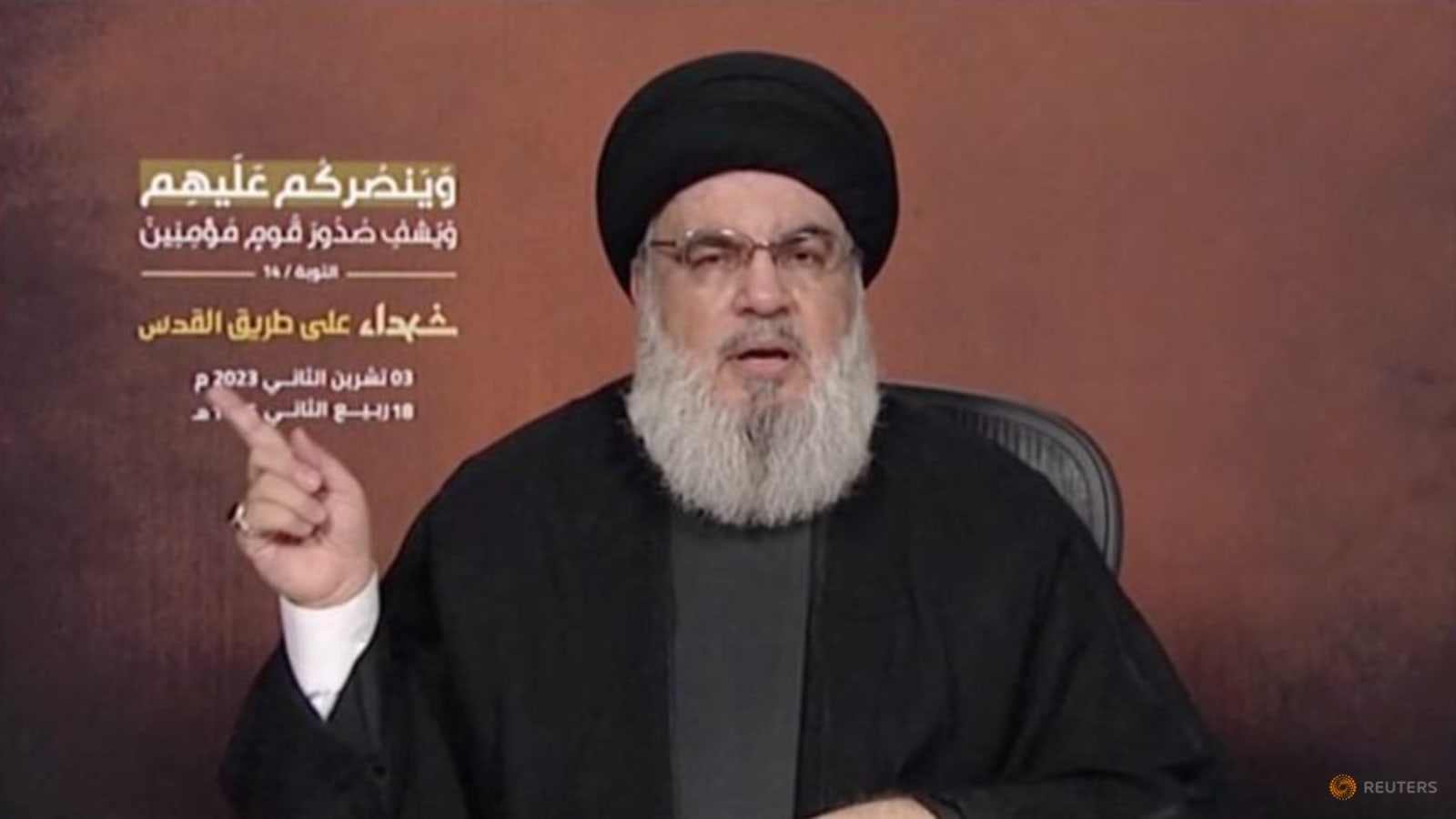 Hezbollah leader warns wider Mideast war is possible if Gaza assault continues