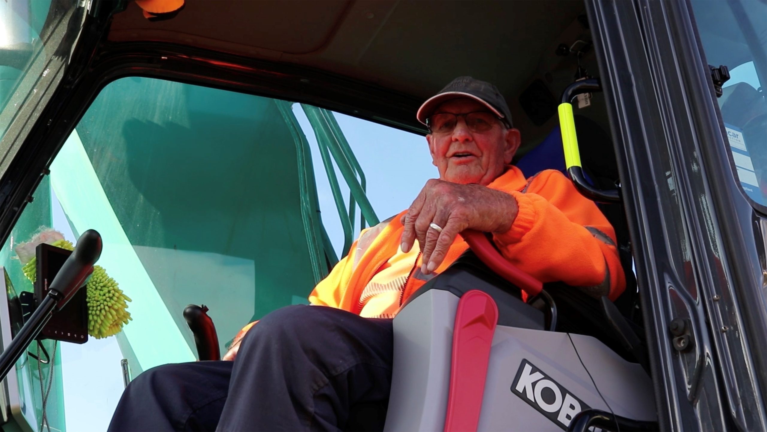 Plant operator still keen as mustard at 85