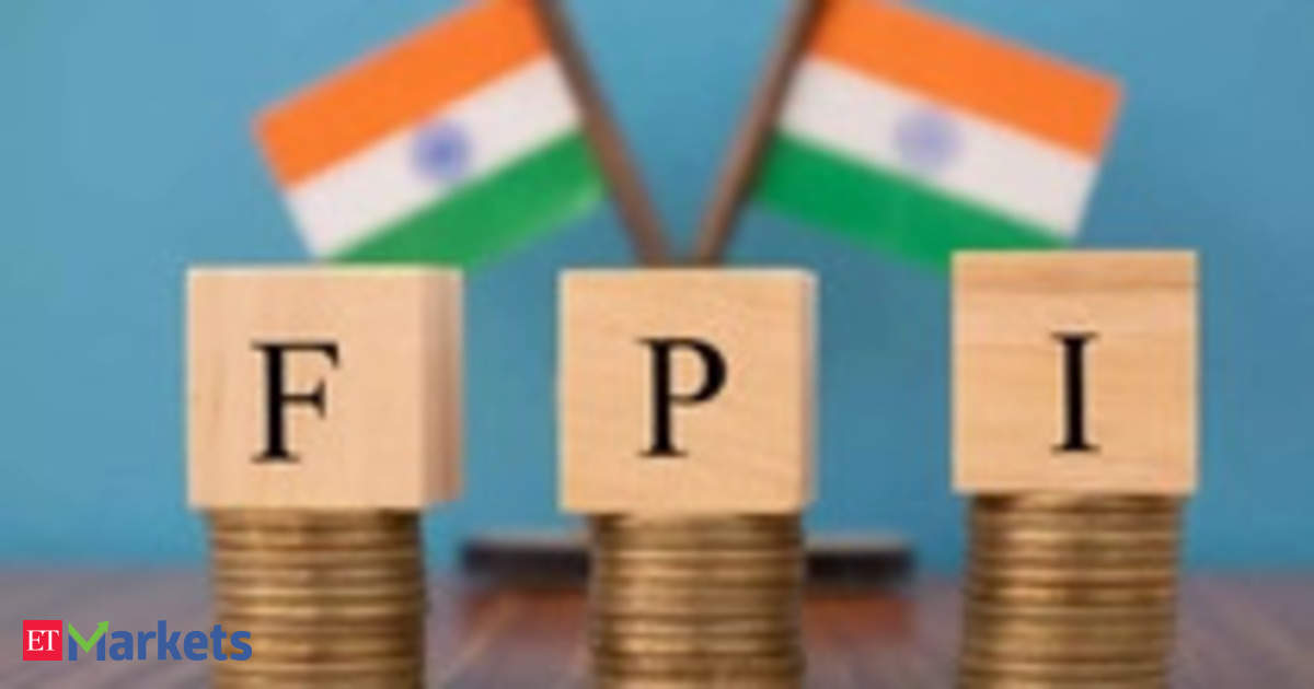 FPIs offload Rs 25,000 crore of Indian stocks in Oct in EM risk-off move