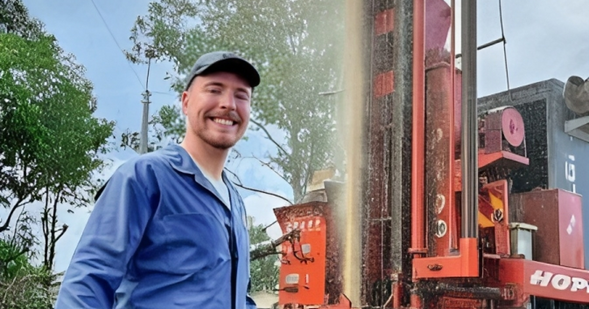 American YouTuber Jimmy Donaldson aka Mr. Beast drills 52 wells in Kenya